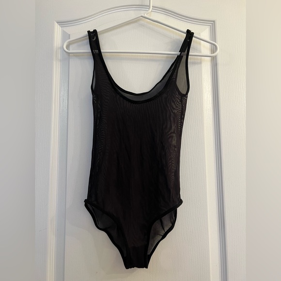 American Apparel Sheer Body Suit Size S - Picture 1 of 1